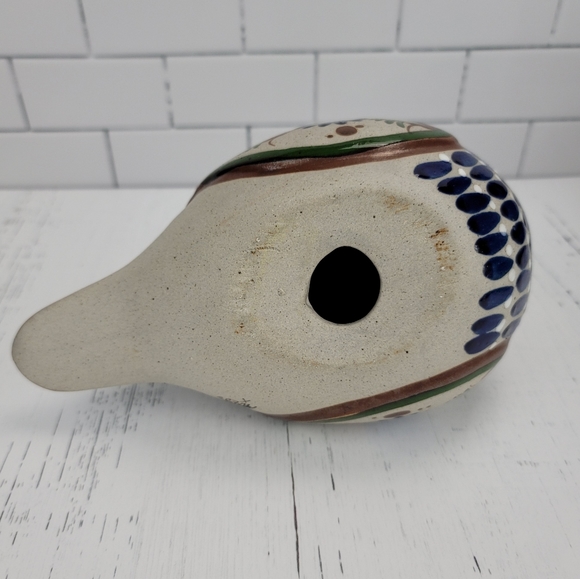 Folk Art Hand Painted Mexico Duck Figurine - Picture 13 of 16